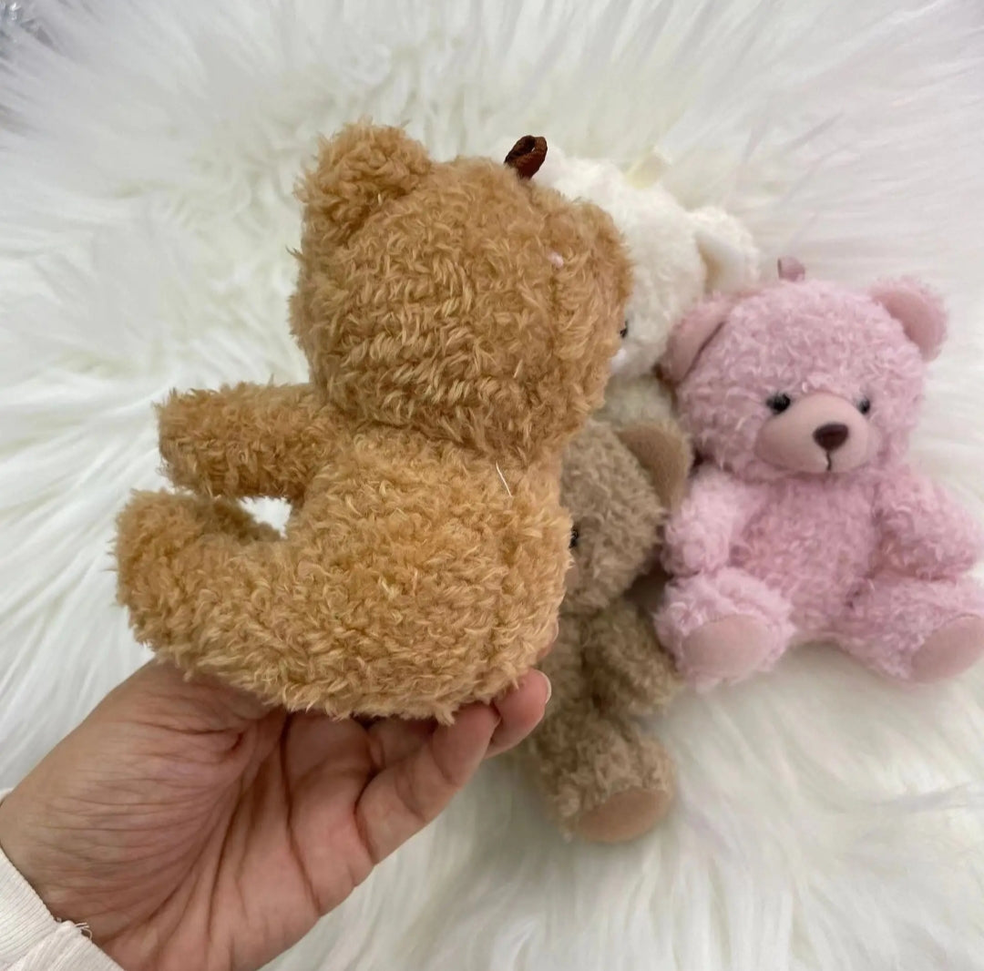Soft Teddy Bear Plush Keychain