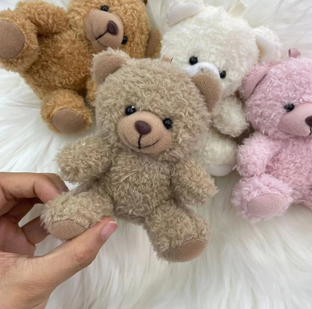 Soft Teddy Bear Plush Keychain