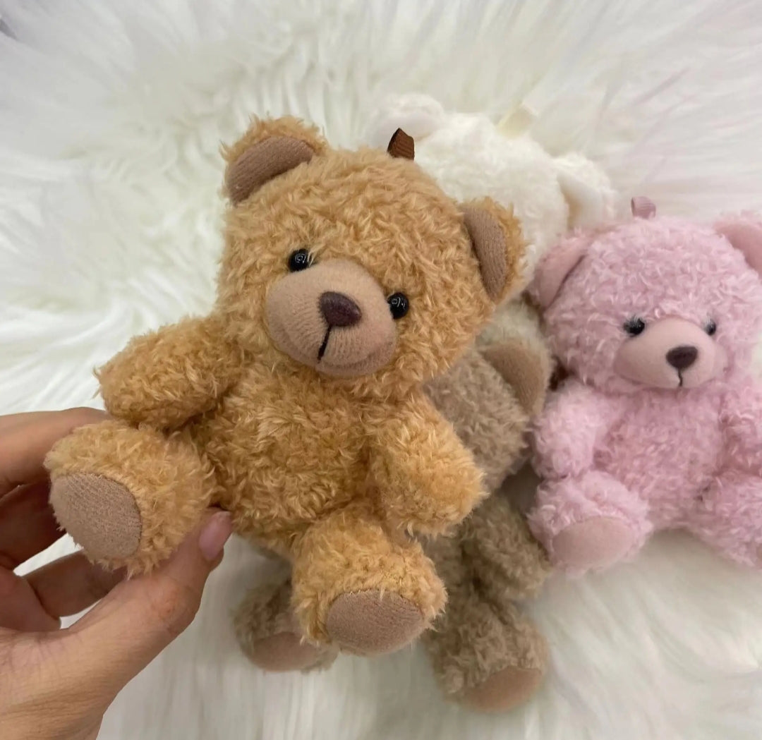 Soft Teddy Bear Plush Keychain